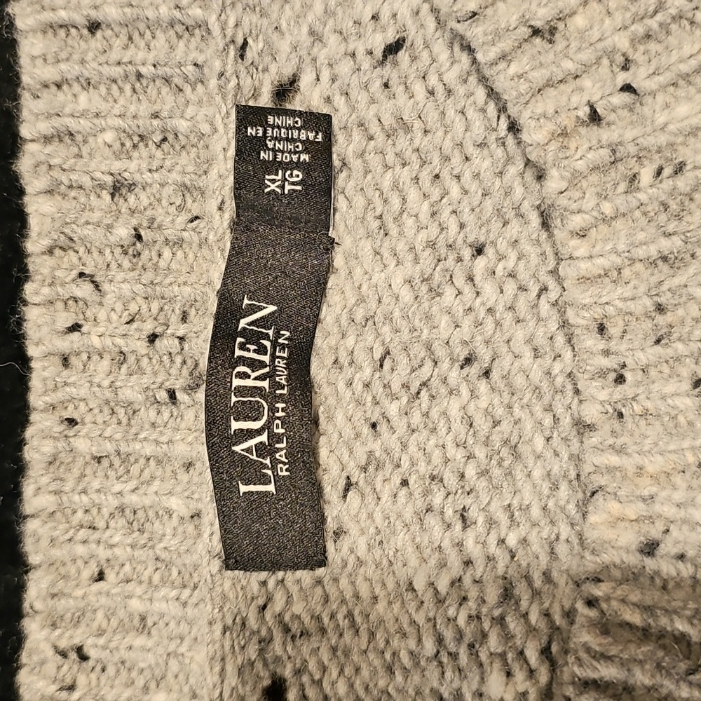 Lauren Ralph Lauren Grey sweater size XL - Picture 2 of 7